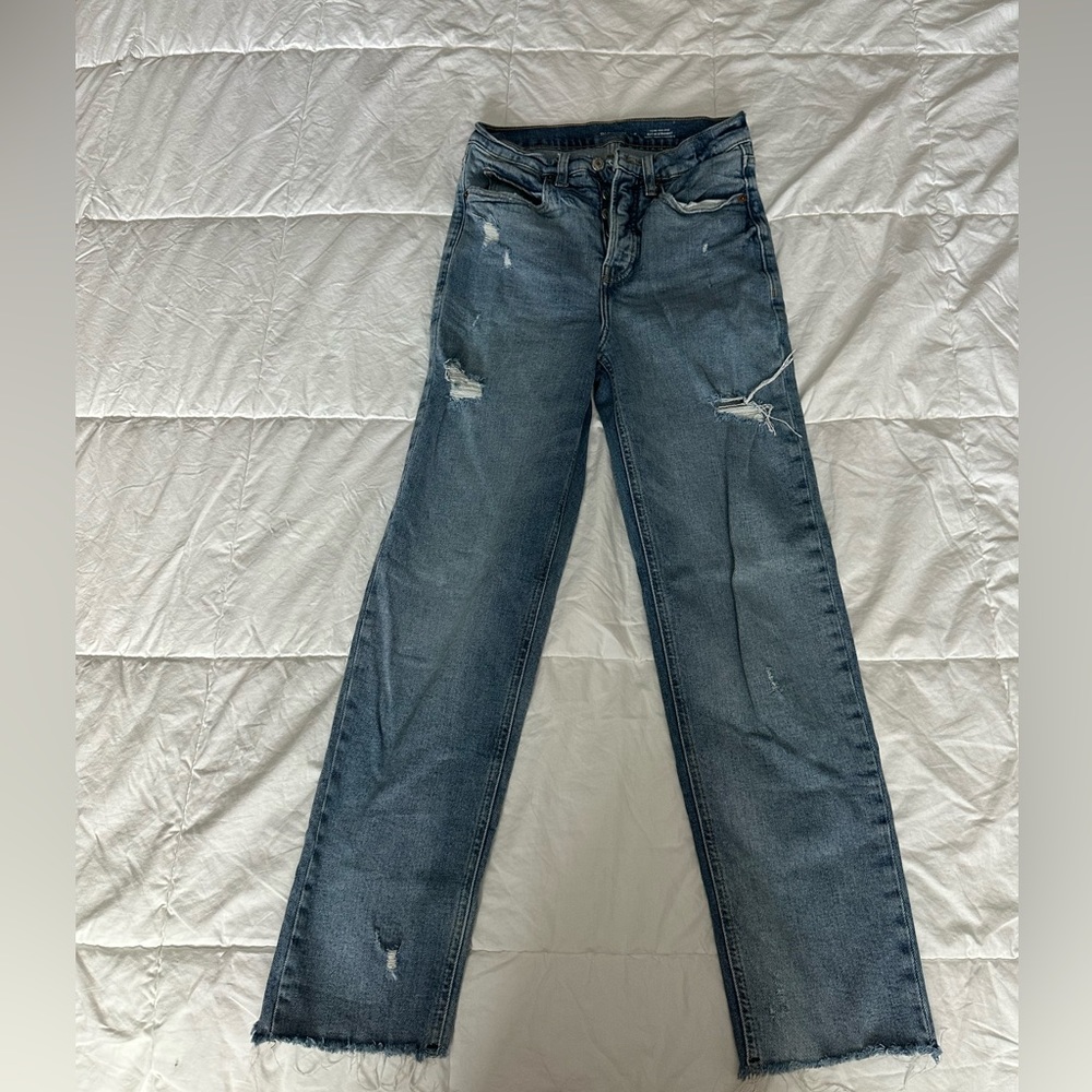 Sky high straight Jean